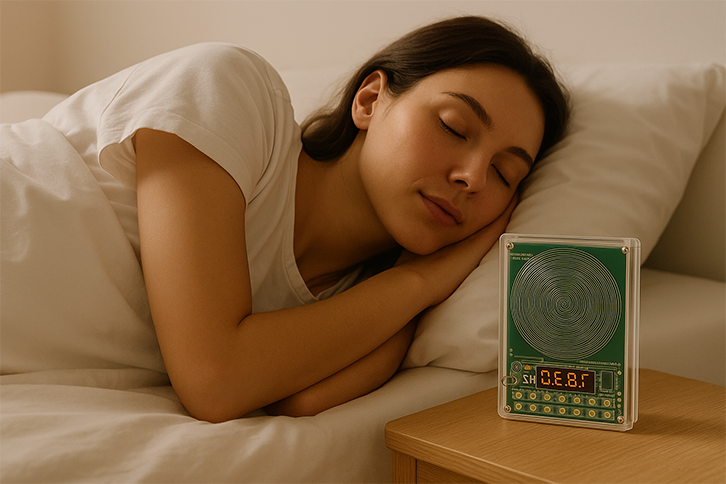 Person sleeping peacefully